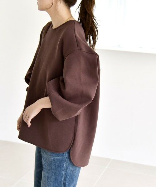 SHIPS / シップス スウェット | quaranciel:〈洗濯機可能〉ポンチ ボリュームスリーブ ビッグ スウェット プルオーバー | 詳細20