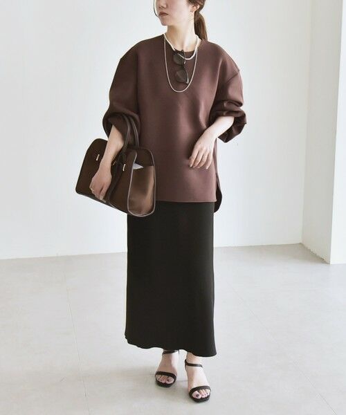 SHIPS / シップス スウェット | quaranciel:〈洗濯機可能〉ポンチ ボリュームスリーブ ビッグ スウェット プルオーバー | 詳細21