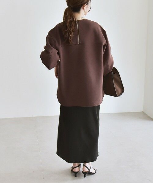 SHIPS / シップス スウェット | quaranciel:〈洗濯機可能〉ポンチ ボリュームスリーブ ビッグ スウェット プルオーバー | 詳細22