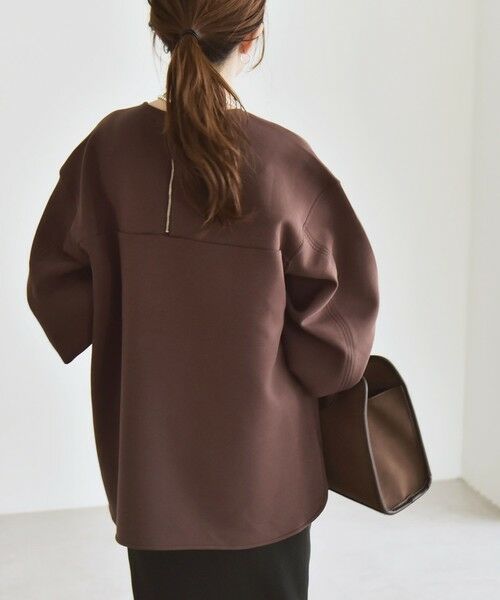 SHIPS / シップス スウェット | quaranciel:〈洗濯機可能〉ポンチ ボリュームスリーブ ビッグ スウェット プルオーバー | 詳細26