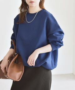 SHIPS / シップス スウェット | 《一部追加予約》quaranciel:〈洗濯機可能〉ポンチ Vヨークバルーン スウェット プルオーバー