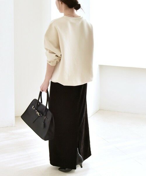 SHIPS / シップス スウェット | 《一部追加予約》quaranciel:〈洗濯機可能〉ポンチ Vヨークバルーン スウェット プルオーバー | 詳細2