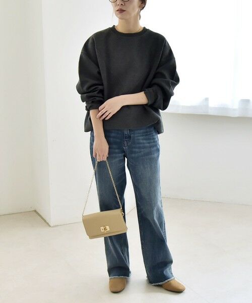 SHIPS / シップス スウェット | 《一部追加予約》quaranciel:〈洗濯機可能〉ポンチ Vヨークバルーン スウェット プルオーバー | 詳細10