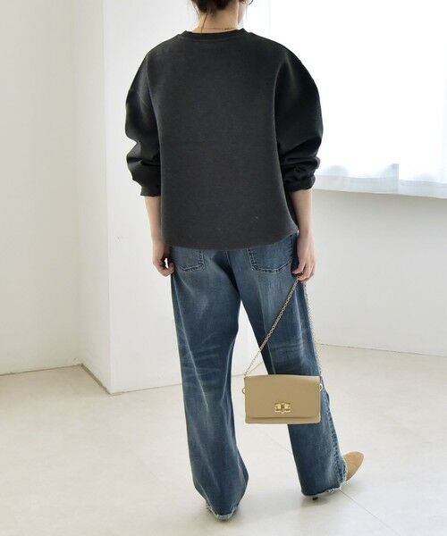 SHIPS / シップス スウェット | 《一部追加予約》quaranciel:〈洗濯機可能〉ポンチ Vヨークバルーン スウェット プルオーバー | 詳細11