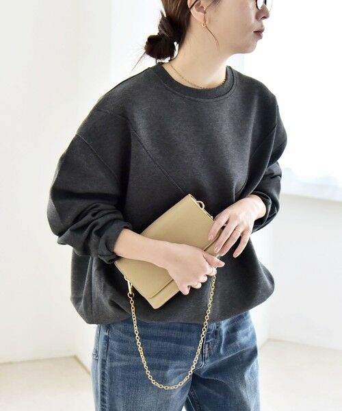 SHIPS / シップス スウェット | 《一部追加予約》quaranciel:〈洗濯機可能〉ポンチ Vヨークバルーン スウェット プルオーバー | 詳細12