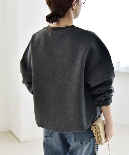 SHIPS / シップス スウェット | 《一部追加予約》quaranciel:〈洗濯機可能〉ポンチ Vヨークバルーン スウェット プルオーバー | 詳細16