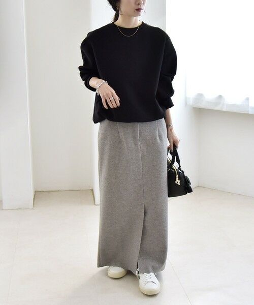 SHIPS / シップス スウェット | 《一部追加予約》quaranciel:〈洗濯機可能〉ポンチ Vヨークバルーン スウェット プルオーバー | 詳細17