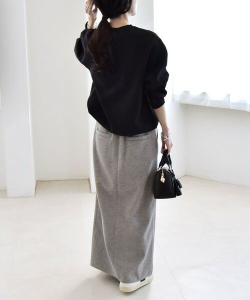 SHIPS / シップス スウェット | 《一部追加予約》quaranciel:〈洗濯機可能〉ポンチ Vヨークバルーン スウェット プルオーバー | 詳細18