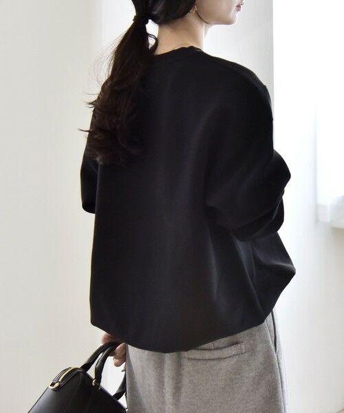 SHIPS / シップス スウェット | 《一部追加予約》quaranciel:〈洗濯機可能〉ポンチ Vヨークバルーン スウェット プルオーバー | 詳細21