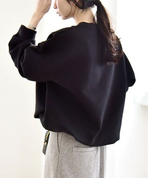 SHIPS / シップス スウェット | 《一部追加予約》quaranciel:〈洗濯機可能〉ポンチ Vヨークバルーン スウェット プルオーバー | 詳細22