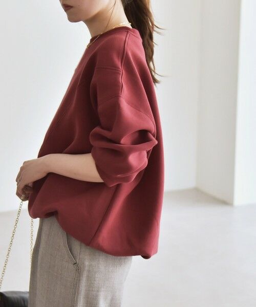 SHIPS / シップス スウェット | 《一部追加予約》quaranciel:〈洗濯機可能〉ポンチ Vヨークバルーン スウェット プルオーバー | 詳細27