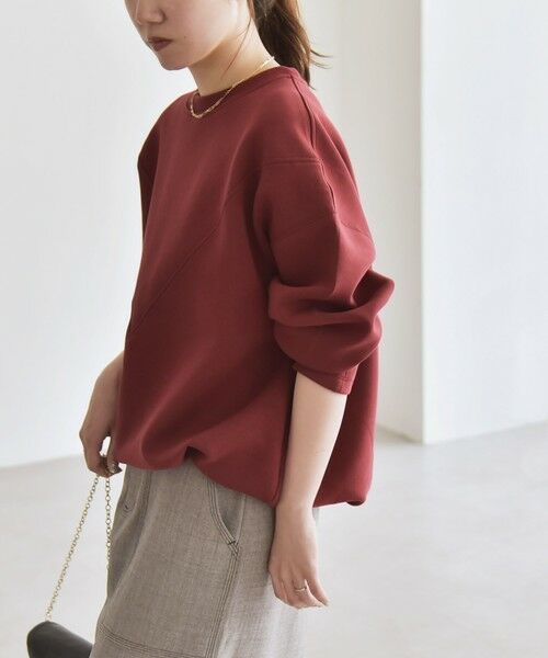 SHIPS / シップス スウェット | 《一部追加予約》quaranciel:〈洗濯機可能〉ポンチ Vヨークバルーン スウェット プルオーバー | 詳細28