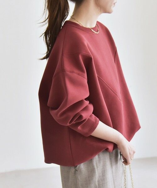 SHIPS / シップス スウェット | 《一部追加予約》quaranciel:〈洗濯機可能〉ポンチ Vヨークバルーン スウェット プルオーバー | 詳細29