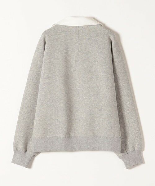 SHIPS / シップス スウェット | 《一部追加予約》quaranciel:〈洗濯機可能〉ポンチ ロゴプリント ポロ スウェット プルオーバー | 詳細10