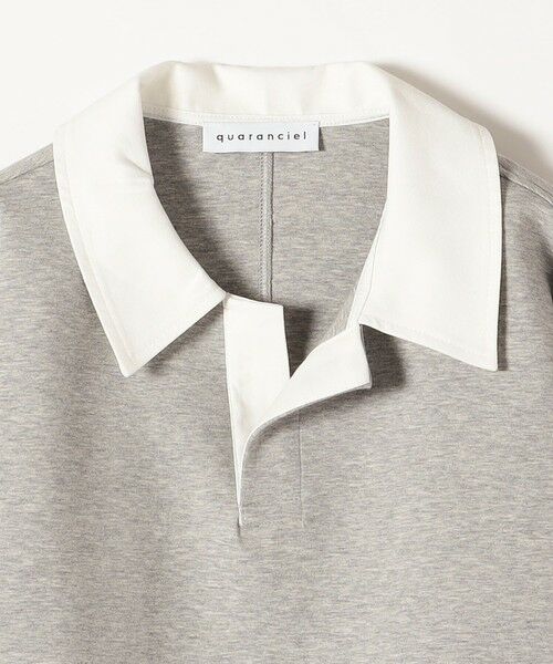 SHIPS / シップス スウェット | 《一部追加予約》quaranciel:〈洗濯機可能〉ポンチ ロゴプリント ポロ スウェット プルオーバー | 詳細11