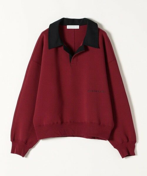 SHIPS / シップス スウェット | 《一部追加予約》quaranciel:〈洗濯機可能〉ポンチ ロゴプリント ポロ スウェット プルオーバー | 詳細27