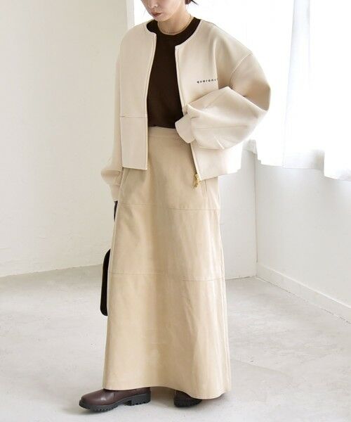 SHIPS / シップス スウェット | quaranciel:〈洗濯機可能〉ポンチ ロゴプリント スウェット ジップ ブルゾン カーディガン | 詳細1