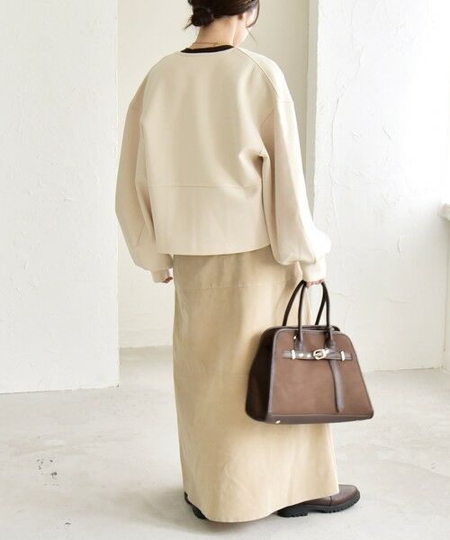 SHIPS / シップス スウェット | quaranciel:〈洗濯機可能〉ポンチ ロゴプリント スウェット ジップ ブルゾン カーディガン | 詳細2