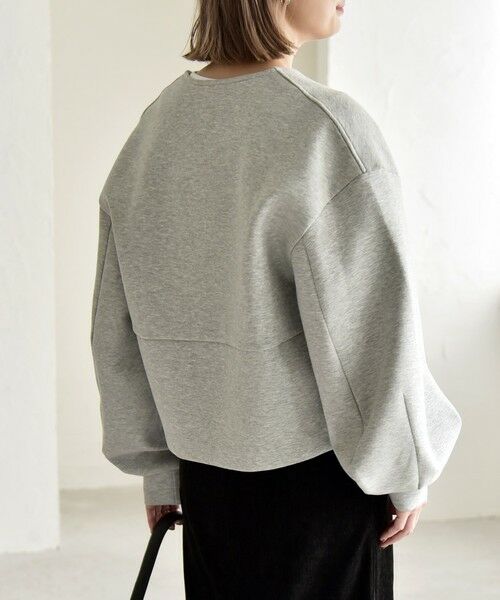 SHIPS / シップス スウェット | quaranciel:〈洗濯機可能〉ポンチ ロゴプリント スウェット ジップ ブルゾン カーディガン | 詳細20