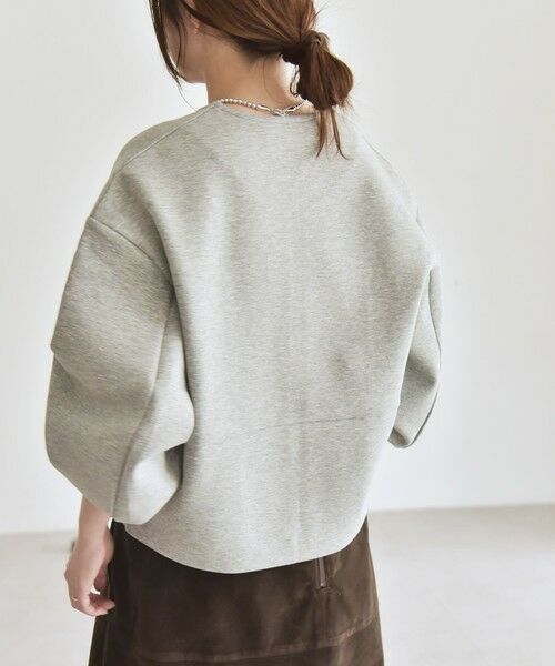 SHIPS / シップス スウェット | quaranciel:〈洗濯機可能〉ポンチ ロゴプリント スウェット ジップ ブルゾン カーディガン | 詳細24