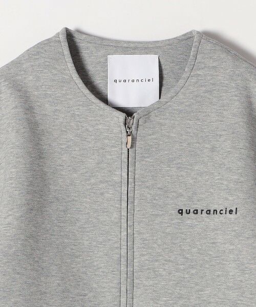 SHIPS / シップス スウェット | quaranciel:〈洗濯機可能〉ポンチ ロゴプリント スウェット ジップ ブルゾン カーディガン | 詳細28