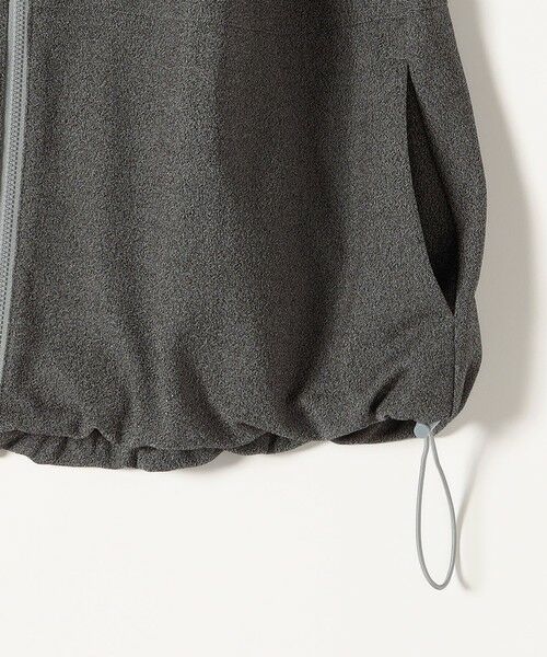 SHIPS / シップス ベスト | quaranciel:〈手洗い可能〉カット ジョーゼット ドロスト ジップ ベスト | 詳細12