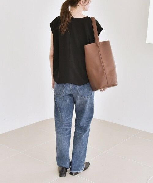 SHIPS / シップス ベスト | quaranciel:〈手洗い可能〉カット ジョーゼット ドロスト ジップ ベスト | 詳細20