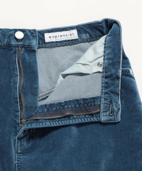 SHIPS / シップス その他パンツ | quaranciel:〈洗濯機可能〉コットン ベロア インディゴ ハイライズ ルーズ ワイド パンツ | 詳細13