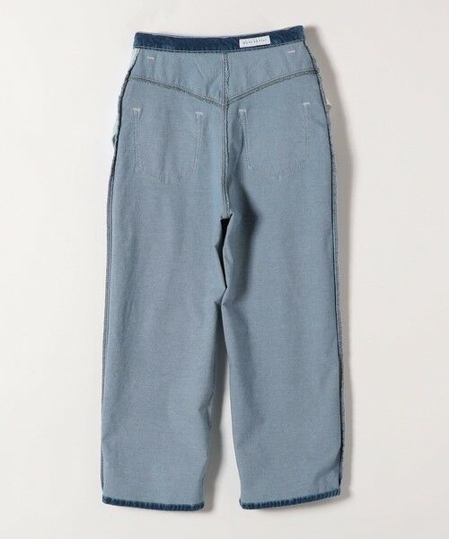 SHIPS / シップス その他パンツ | quaranciel:〈洗濯機可能〉コットン ベロア インディゴ ハイライズ ルーズ ワイド パンツ | 詳細17