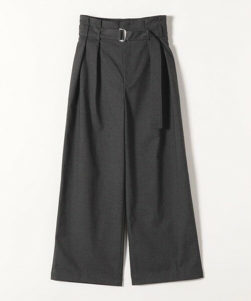 SHIPS / シップス その他パンツ | 《一部追加予約》quaranciel:〈洗濯機可能〉ハンサム ハイウエスト ベルト ワイド パンツ | 詳細10