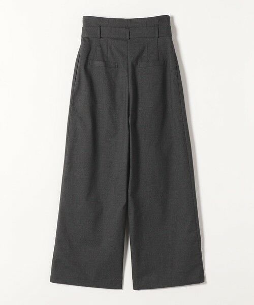SHIPS / シップス その他パンツ | 《一部追加予約》quaranciel:〈洗濯機可能〉ハンサム ハイウエスト ベルト ワイド パンツ | 詳細11