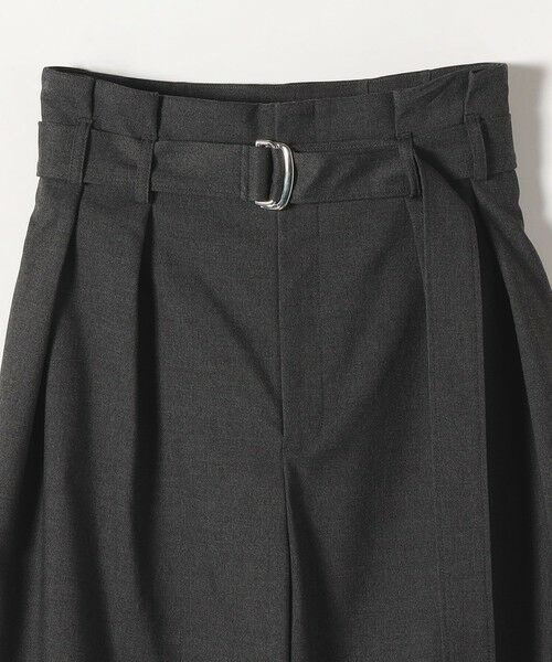 SHIPS / シップス その他パンツ | 《一部追加予約》quaranciel:〈洗濯機可能〉ハンサム ハイウエスト ベルト ワイド パンツ | 詳細12