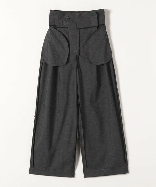 SHIPS / シップス その他パンツ | 《一部追加予約》quaranciel:〈洗濯機可能〉ハンサム ハイウエスト ベルト ワイド パンツ | 詳細18