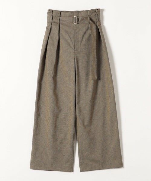 SHIPS / シップス その他パンツ | 《一部追加予約》quaranciel:〈洗濯機可能〉ハンサム ハイウエスト ベルト ワイド パンツ | 詳細27