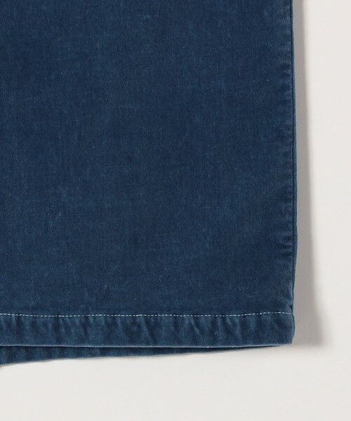 SHIPS / シップス ロング・マキシ丈スカート | quaranciel:〈洗濯機可能〉コットン ベロア インディゴ Iライン ストレート スカート | 詳細13