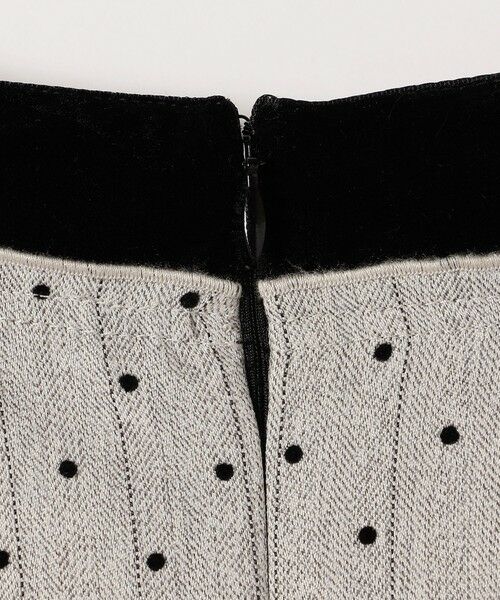 SHIPS / シップス ロング・マキシ丈スカート | quaranciel:〈洗濯機可能〉フロッキー ドット ストライプ フレア スカート | 詳細13