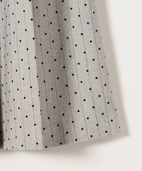 SHIPS / シップス ロング・マキシ丈スカート | quaranciel:〈洗濯機可能〉フロッキー ドット ストライプ フレア スカート | 詳細15