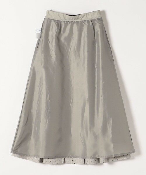 SHIPS / シップス ロング・マキシ丈スカート | quaranciel:〈洗濯機可能〉フロッキー ドット ストライプ フレア スカート | 詳細17