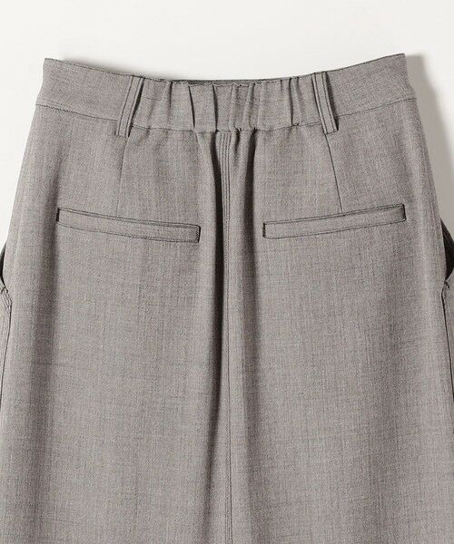 SHIPS / シップス ロング・マキシ丈スカート | quaranciel:〈洗濯機可能〉ウーステッド ステッチ Iライン ロング スカート | 詳細11