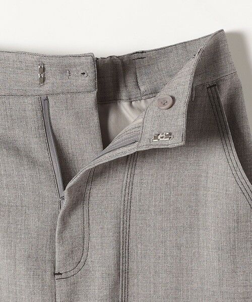 SHIPS / シップス ロング・マキシ丈スカート | quaranciel:〈洗濯機可能〉ウーステッド ステッチ Iライン ロング スカート | 詳細12