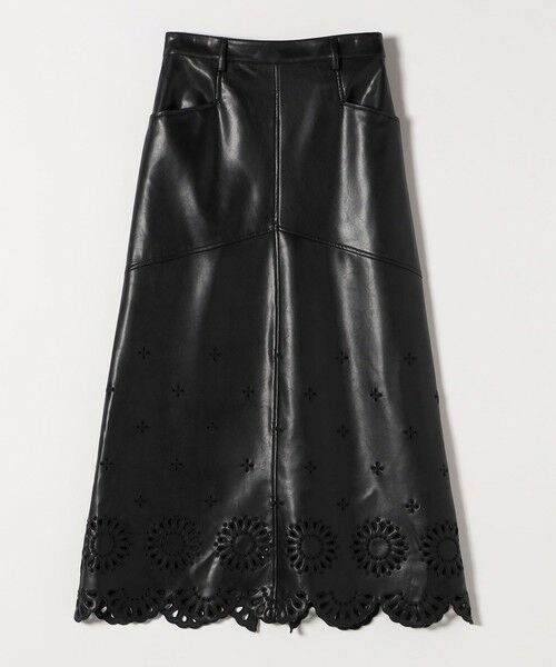 SHIPS / シップス ミニ・ひざ丈スカート | quaranciel: フラワー 刺繍 バック スリット ロング スカート | 詳細8