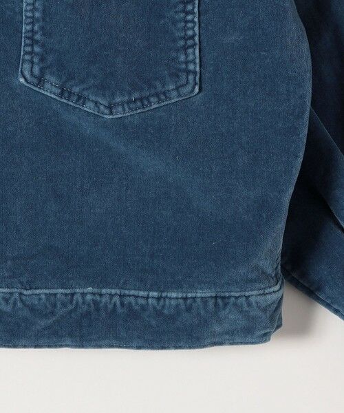 SHIPS / シップス ブルゾン | quaranciel:〈洗濯機可能〉コットン ベロア インディゴ ボリュームスリーブ ショート ブルゾン | 詳細15
