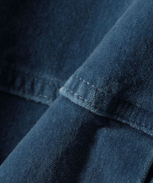 SHIPS / シップス ブルゾン | quaranciel:〈洗濯機可能〉コットン ベロア インディゴ ボリュームスリーブ ショート ブルゾン | 詳細17