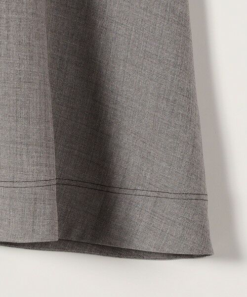 SHIPS / シップス ロング・マキシ丈ワンピース | quaranciel:〈洗濯機可能〉ウーステッド ステッチワーク ポケット フレア Vネック ワンピース | 詳細13