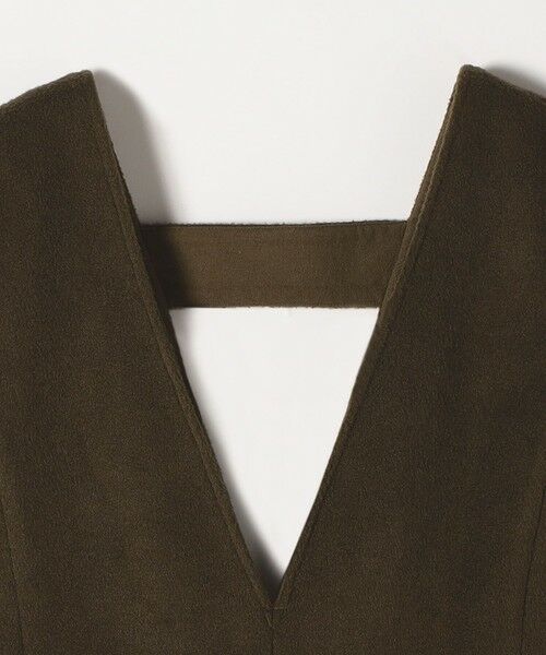 SHIPS / シップス ロング・マキシ丈ワンピース | quaranciel: ジャージー メルトン Vネック ジャンパー スカート | 詳細22