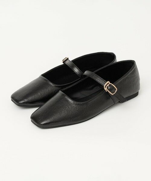 SHIPS / シップス フラットシューズ | quaranciel: ストラップ スクエア フラット シューズ | 詳細6