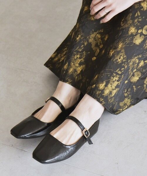 SHIPS / シップス フラットシューズ | quaranciel: ストラップ スクエア フラット シューズ | 詳細5