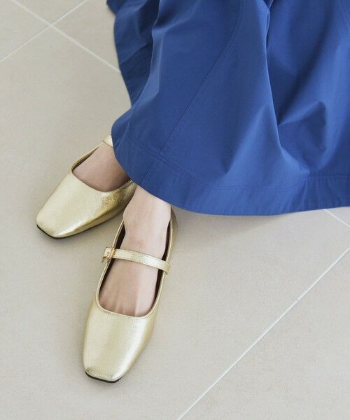 SHIPS / シップス フラットシューズ | quaranciel: ストラップ スクエア フラット シューズ | 詳細7