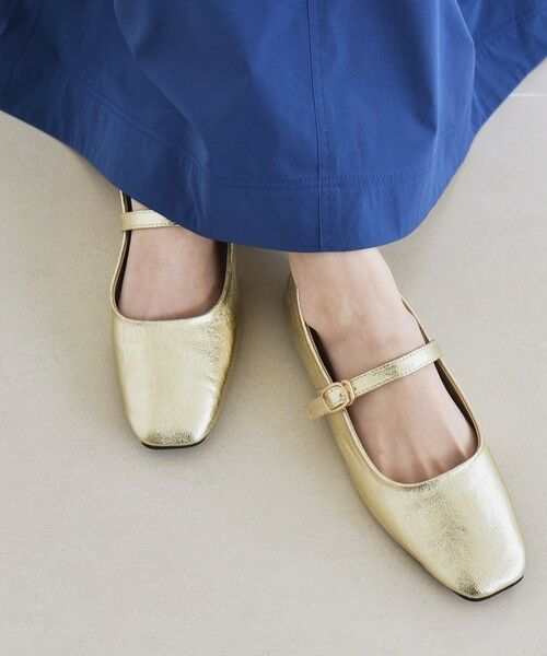 SHIPS / シップス フラットシューズ | quaranciel: ストラップ スクエア フラット シューズ | 詳細8