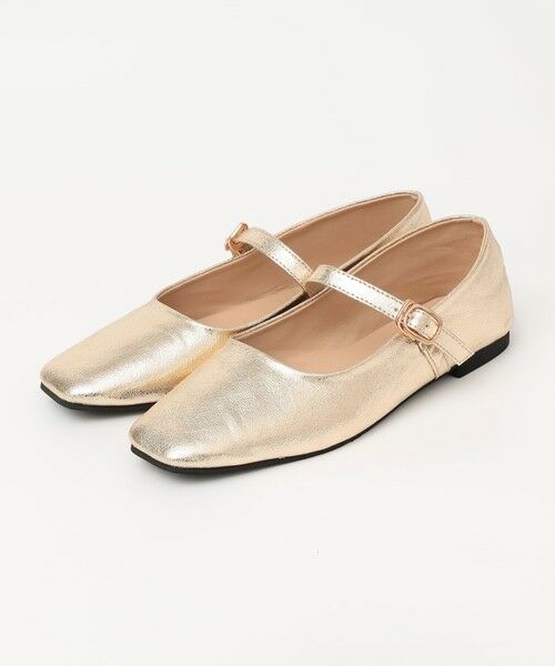 SHIPS / シップス フラットシューズ | quaranciel: ストラップ スクエア フラット シューズ | 詳細10